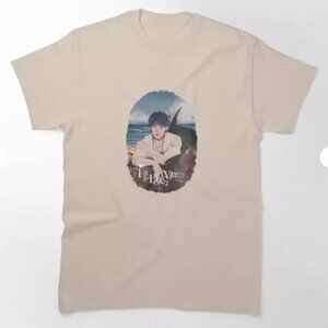 ONEUS K-Pop Graphic T-Shirt - HWANWOONG "La Dolce Vita" Mermaid - Size S / Beige